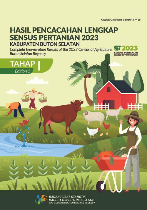 Hasil Pencacahan Lengkap Sensus Pertanian 2023 - Tahap I Kabupaten Buton Selatan